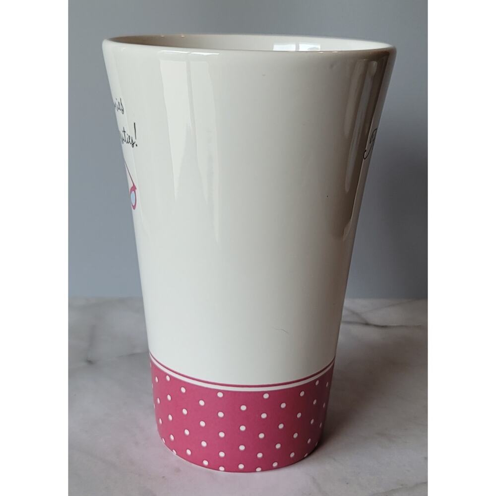 45th Anniversary Barbie Accessories Are Necessities Tall Mug by Hallmark - Picture 2 of 6